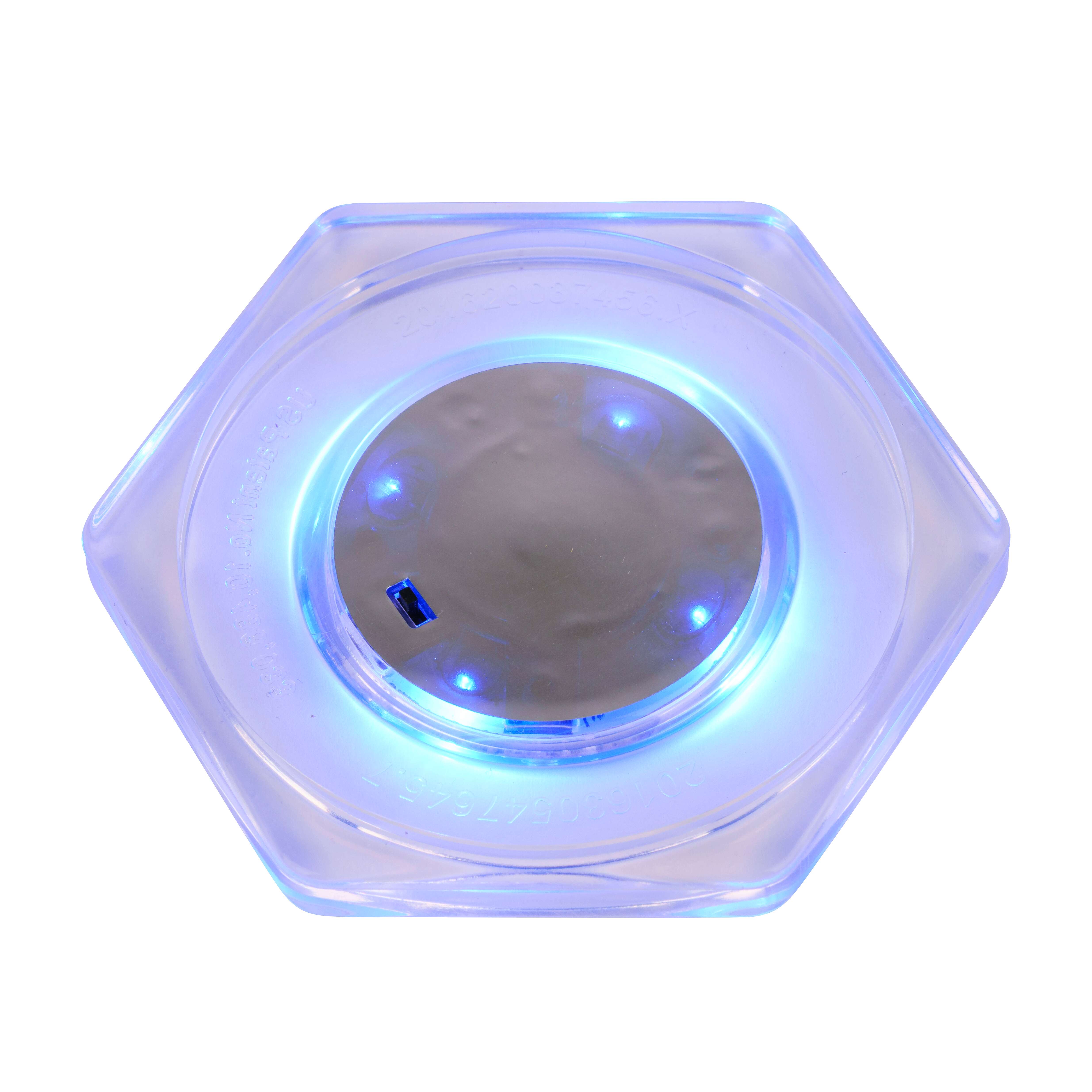 Sportime Airhockey Puck "LED", sechseckig, Blau Unkategorisiert online kaufen