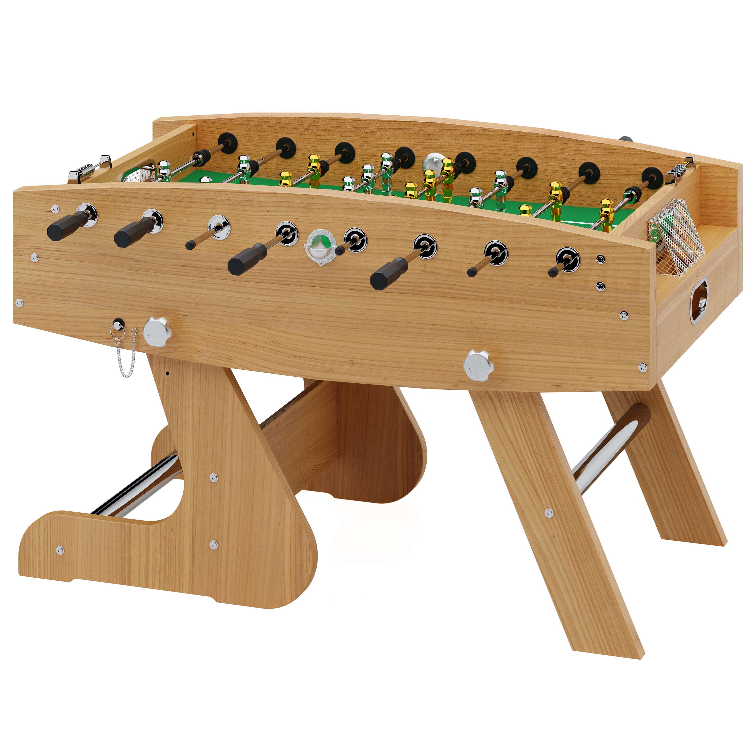 Sportime Tischkicker "Comfort", Silber vs. Gold, Eiche Natur Unkategorisiert online kaufen