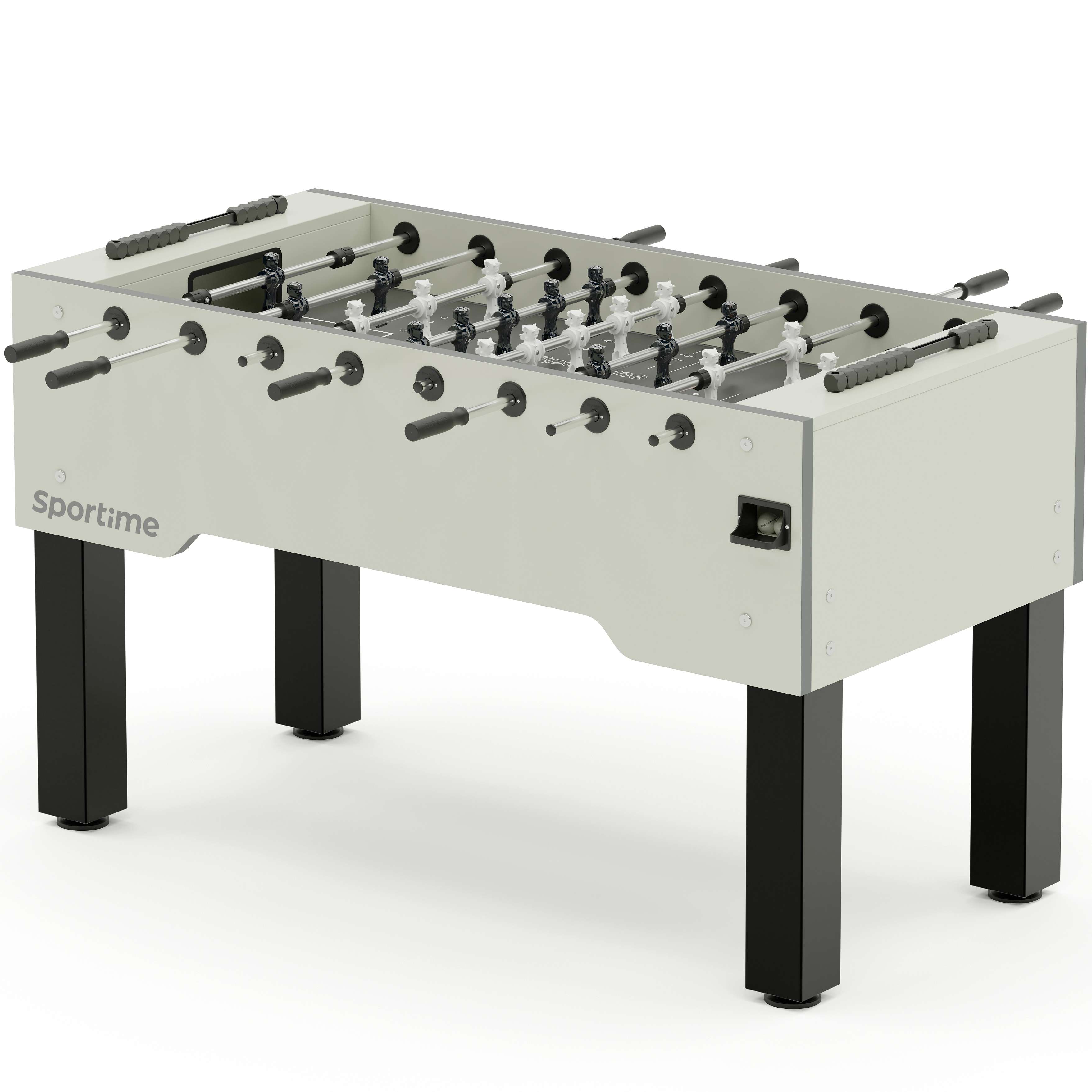 Sportime Tischkicker "Match", Black Guardian vs. White Dragon, Weiß, Spielfeld Grau Unkategorisiert online kaufen