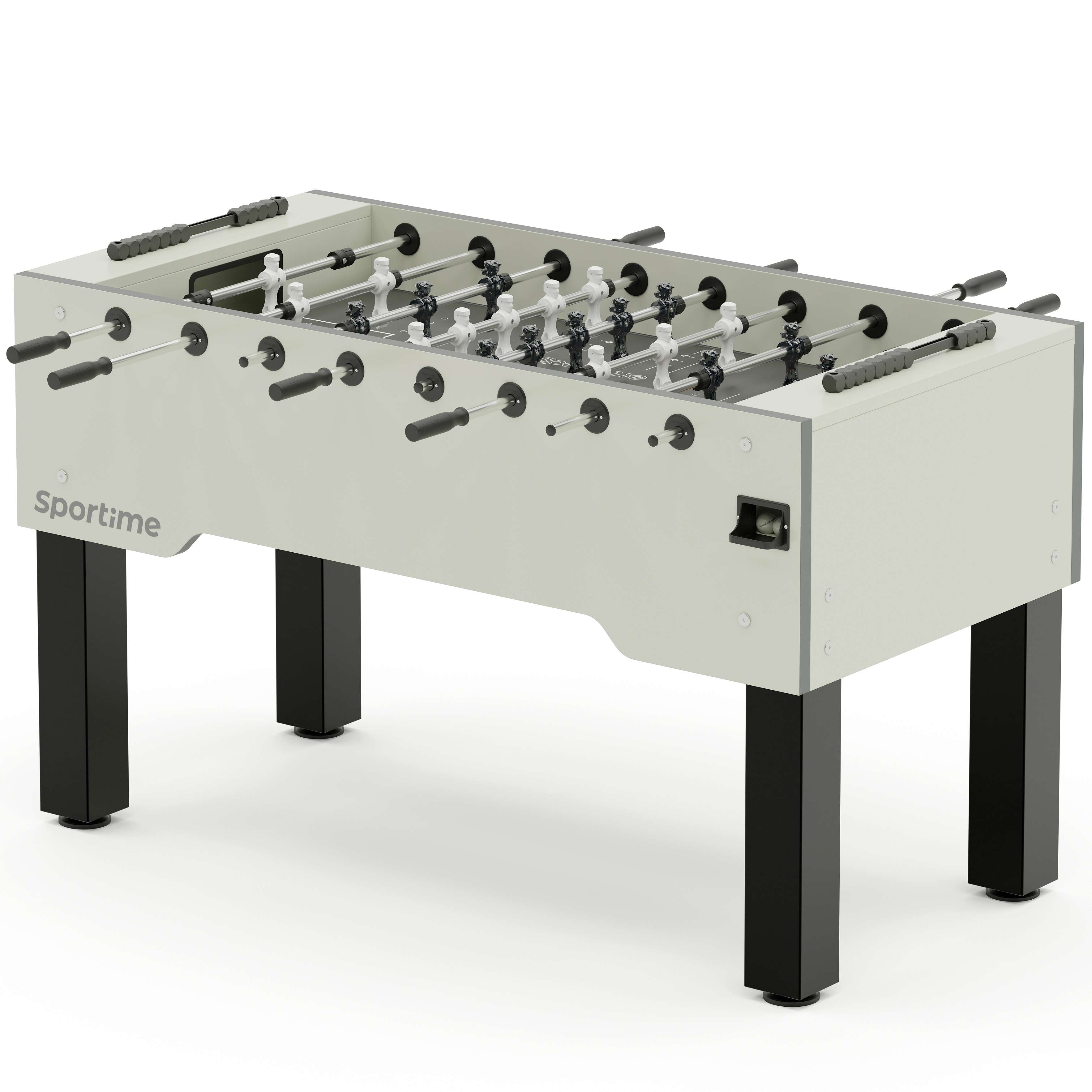 "Sportime Tischkicker ""Match"", White Guardian vs. Black Dragon, Weiß, Spielfeld Grau" Unkategorisiert online kaufen