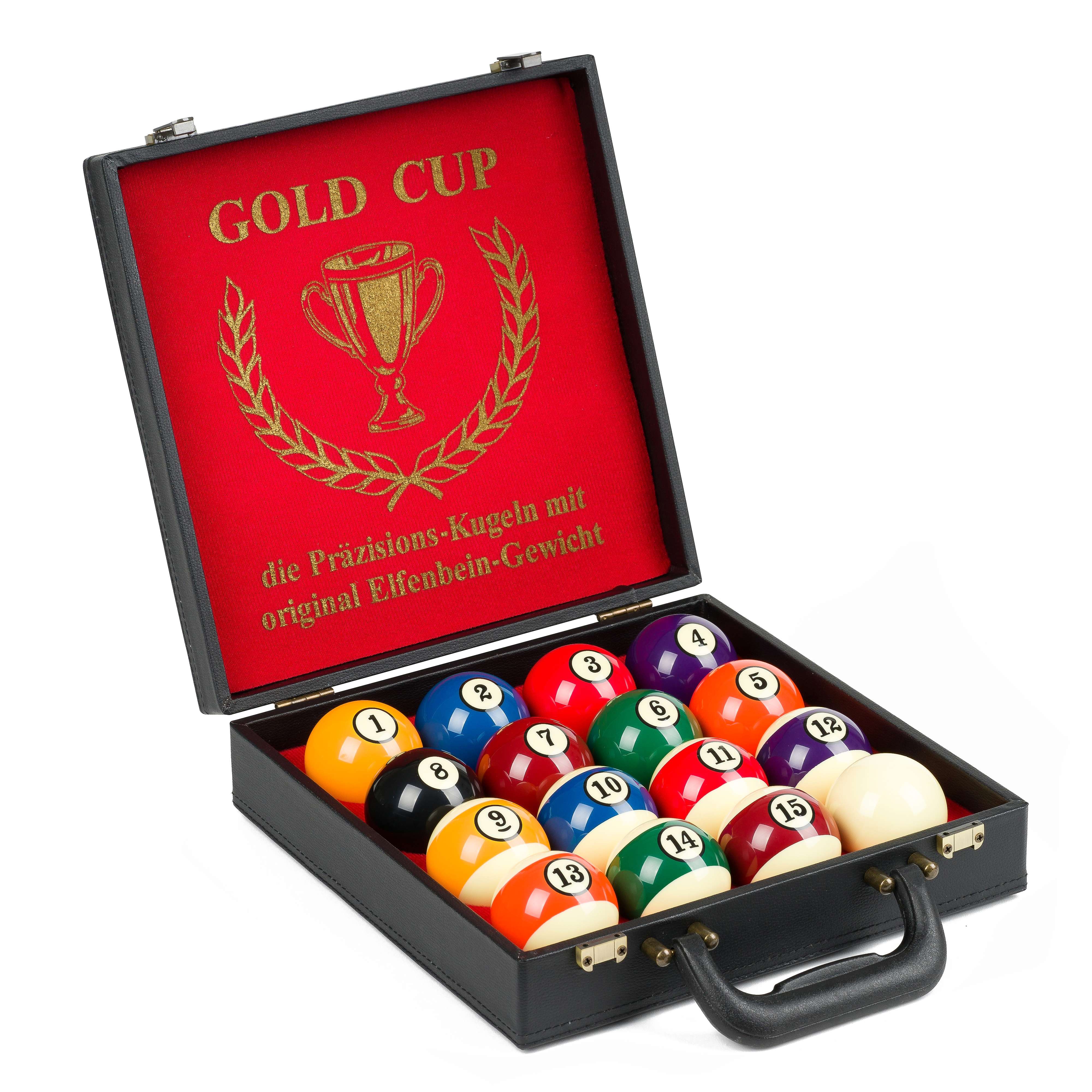 "Stradivari Billardkugeln ""Gold Cup Turnier"", mit Koffer" Unkategorisiert online kaufen
