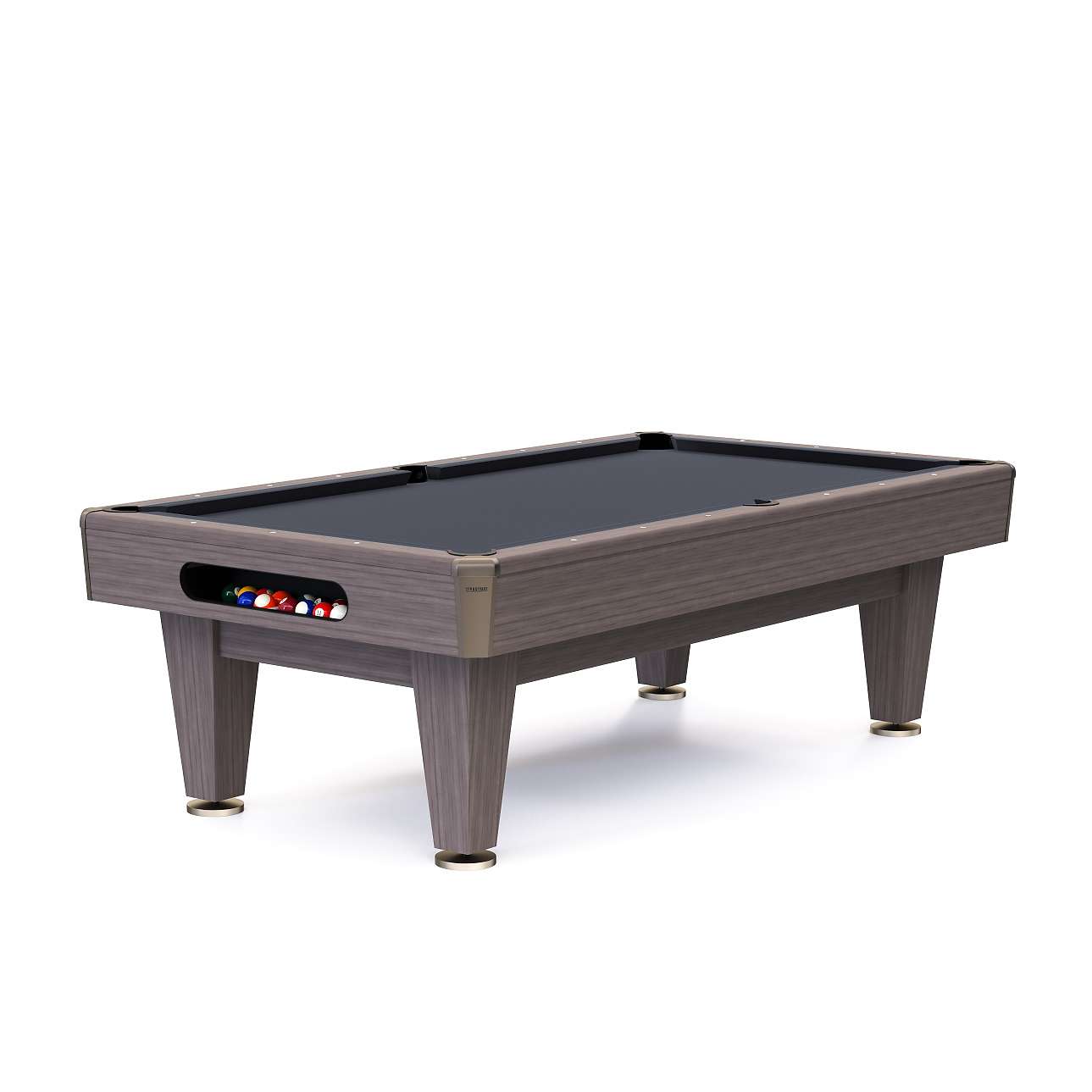 Stradivari Billardtisch "Nero", Anti-Fleck, Grau, 8 ft (Spielfeld 224x112 cm) Unkategorisiert online kaufen