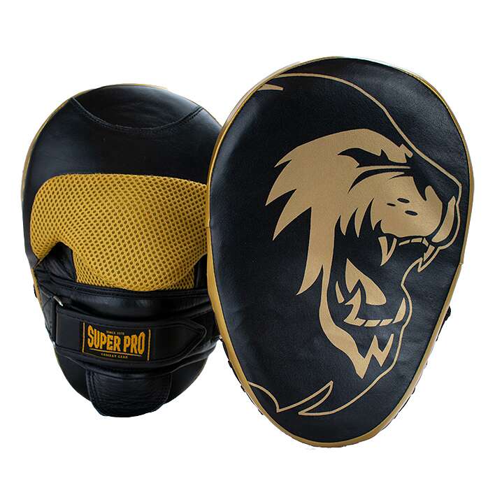 Super Pro Boxpratzen "Curved", Schwarz-Gold Unkategorisiert online kaufen