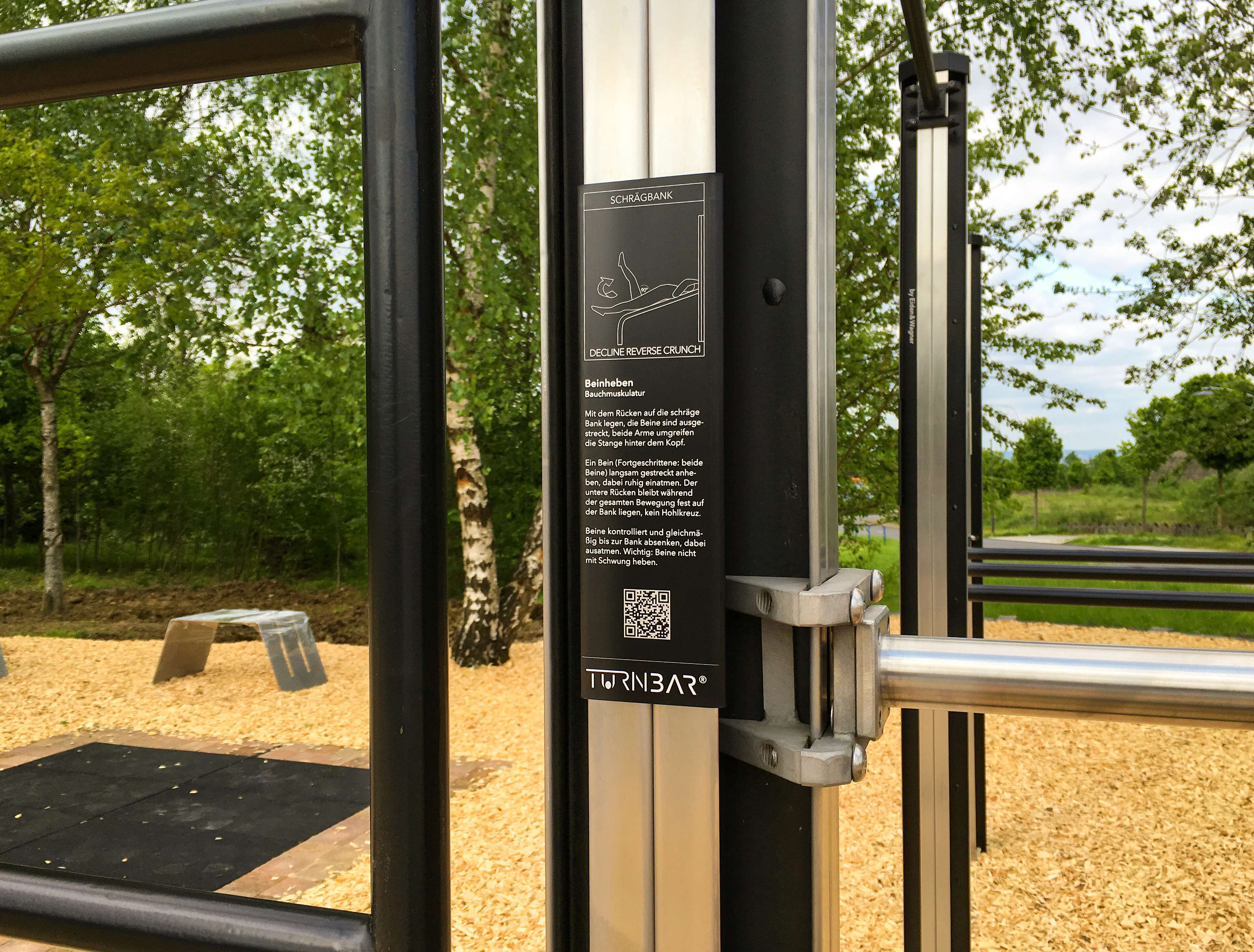 Turnbar Info- und Hinweistafel für Outdoor-Fitnessgeräte von Turnbar Unkategorisiert online kaufen