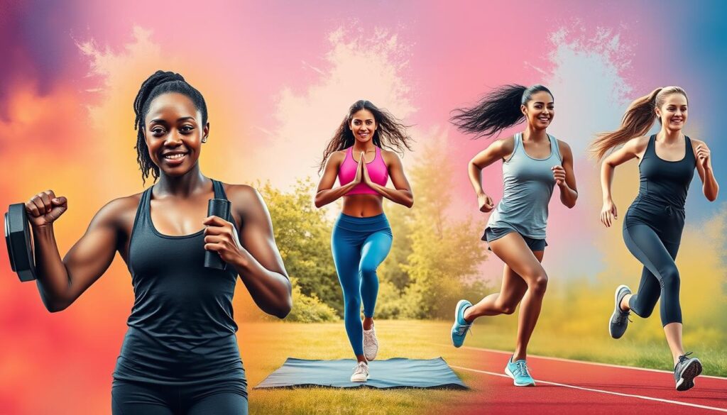 Frauen Fitness Motivation