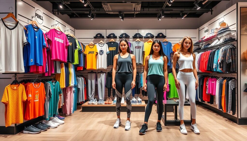Sportspar Markenvielfalt Sportbekleidung
